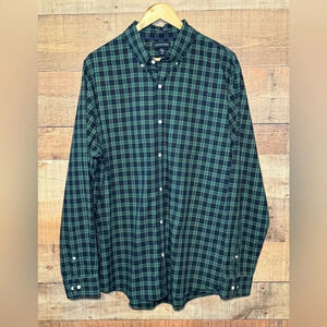Lands’ End Men’s size XL Long Sleeve Button Down Shirt Holiday Business Casual